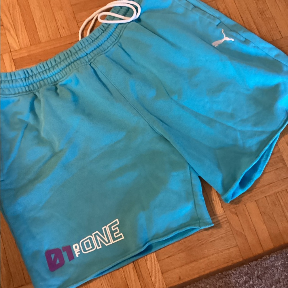 Puma Beautiful Men's Teal Athletic Shorts